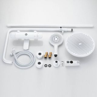 Душевая стойка Rose R3936C белый